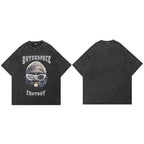 Tshirt Retro Black Washed T-Shirt — side view