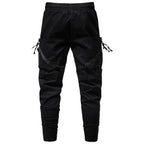 Y2K Techwear Zip Pocket Cargo Pants — back view