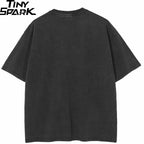 Wolf Lightning Washed T-Shirt — back view