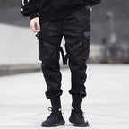 Ribbon Harem Cargo Pants — detail shot