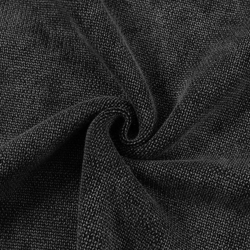 Vintage Black Faded Knit Sweater — styling shot
