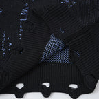 Jumpers Vintage Knit Oversized Sweater — fabric close-up