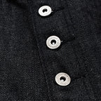Black Denim Baggy Jeans — fit shot