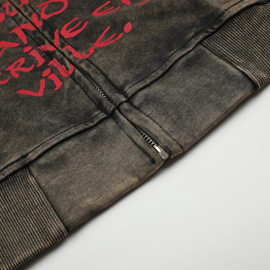 Jackets Vintage Oversized Jacket — fabric close-up