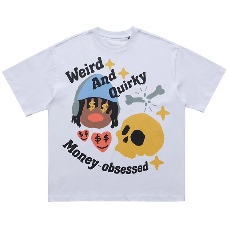 Shirts Y2K Graphic Loose T-Shirt — front view