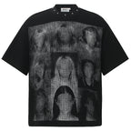 Shirts Y2K Black Graphic Oversized T-Shirt — styling shot