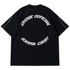 Black Oversized T-Shirt — front view