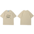 White Kanji Print T-Shirt — detail shot