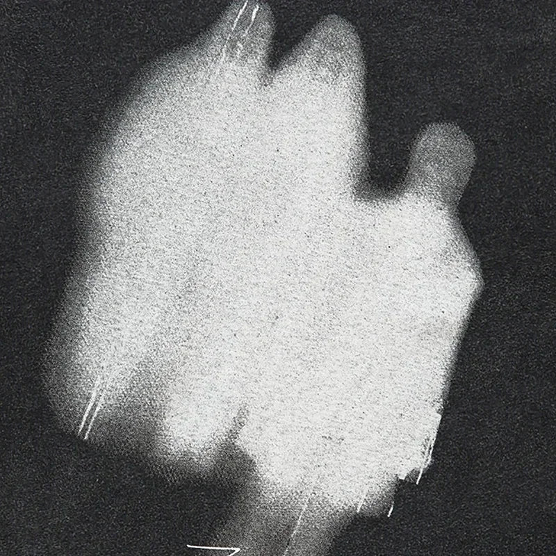 Y2K Black Shadow Washed T-Shirt — back view