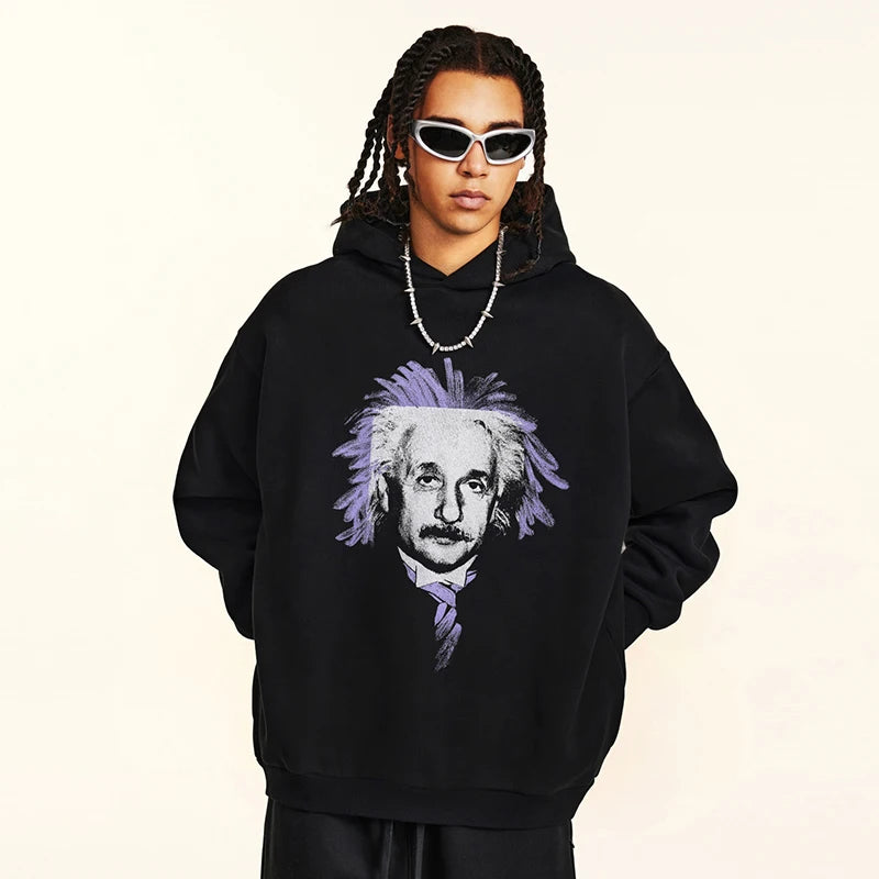 Print Graphic Hoodie — front view