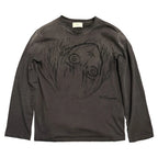 Vintage Anime Graphic Oversized T-Shirt — back view