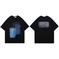 Aesthetic Graphic Oversized T-Shirt — side view