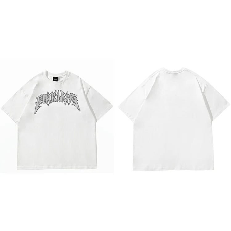 Black Letter T-Shirt — fit shot