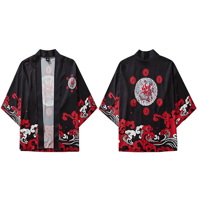 Black Ghost Loose Jacket — side view