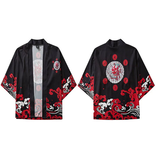 Black Ghost Loose Jacket — side view