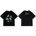 Black Graphic T-Shirt — detail shot