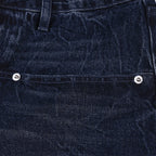 Jeans Vintage Blue Loose Denim Shorts — detail shot