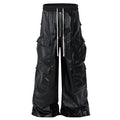 Black Baggy Cargo Pants — styling shot