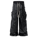 Black Baggy Cargo Pants — styling shot