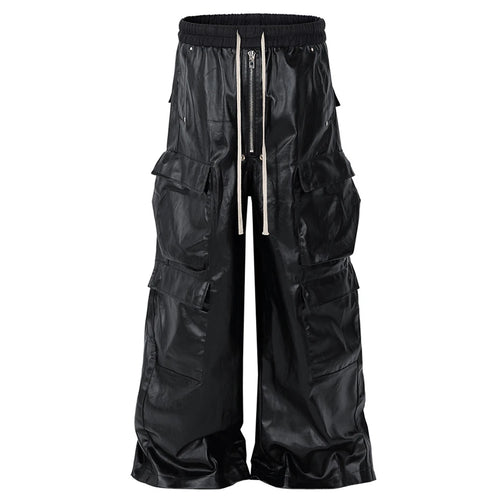 Black Baggy Cargo Pants — styling shot