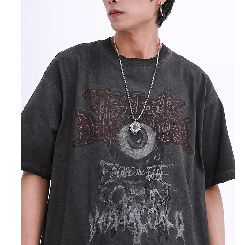 Eye Print T-Shirt — fit shot