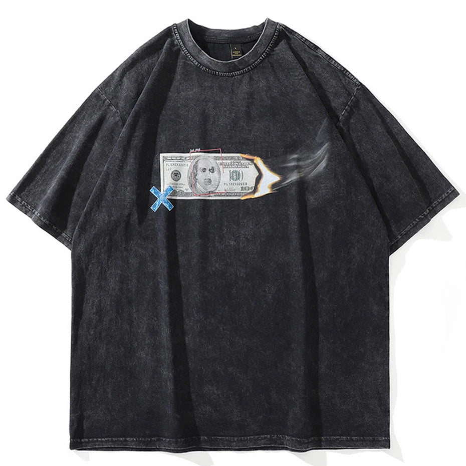 Vintage Print Oversized T-Shirt — styling shot