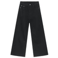 Vintage Black Denim Baggy Jeans — styling shot