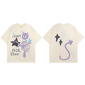 Devil Skull Graphic T-Shirt — side view