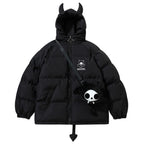 Wings Padded Oversized Puffer Jacket — styling shot