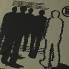 Black Lonely Shadow Graphic T-Shirt — styling shot