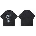 Cotton Retro Black Washed T-Shirt — styling shot