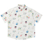 Shirts Cartoon Graphic Loose Shirt — styling shot