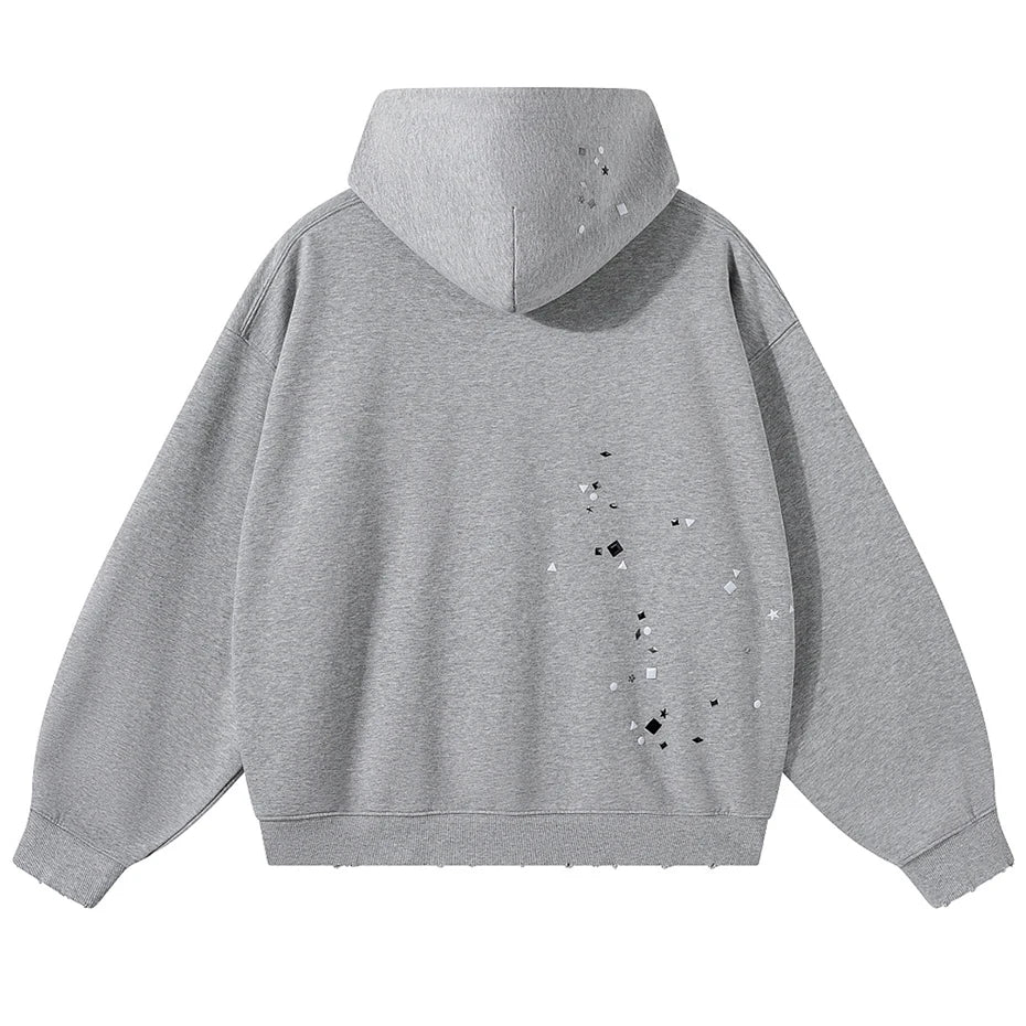 Y2K Oversized Hoodie — detail shot