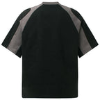 Vintage Suede Oversized T-Shirt — front view