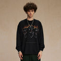 Black Dog Graphic Long Sleeve Tee — front view