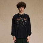 Black Dog Graphic Long Sleeve Tee — front view