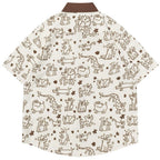 Cartoon Graphic Shirt — front view
