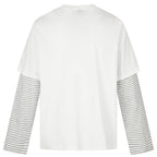 Loose Vintage Oversized Long Sleeve Tee — detail shot