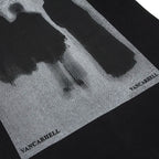 Black Dark Shadow Print T-Shirt — back view