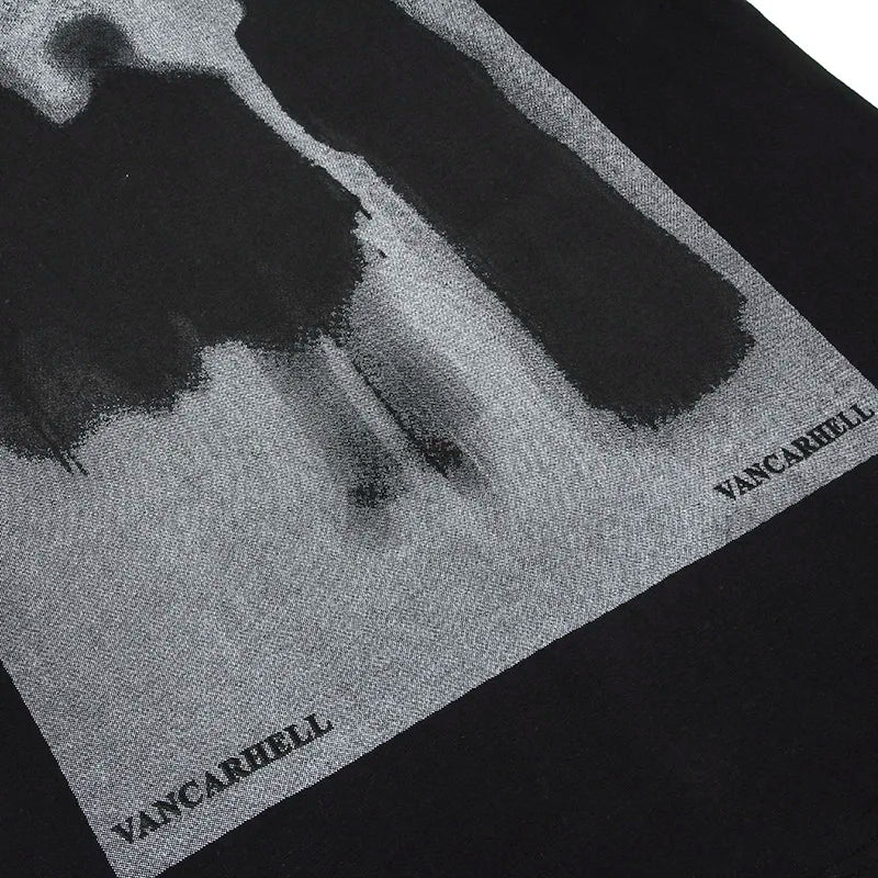 Black Dark Shadow Print T-Shirt — back view