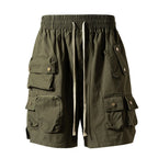 Y2K Cargo Shorts — side view