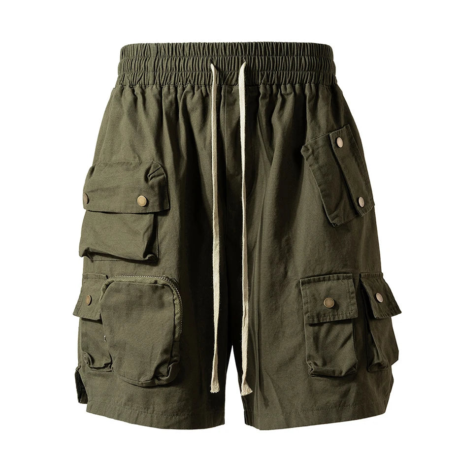 Y2K Cargo Shorts — side view