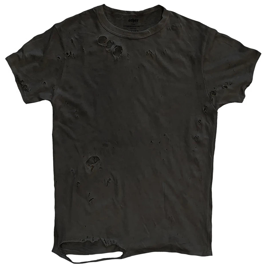 Ripped Vintage Graphic T-Shirt — front view