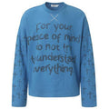 Y2K Letter Print Oversized T-Shirt — back view