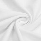 Y2K White Star Graphic T-Shirt — fabric close-up