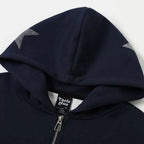 Star Zip Loose Jacket — back view