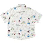 Shirts Cartoon Graphic Loose Shirt — front view