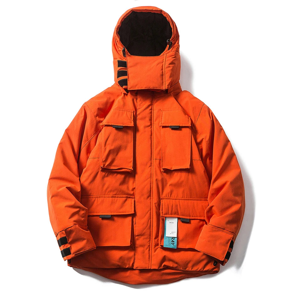 Mask Padded Puffer Jacket — side view