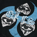 Eyes Graphic Oversized Hoodie — fit shot