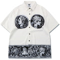 Vintage Graphic Loose Shirt — styling shot